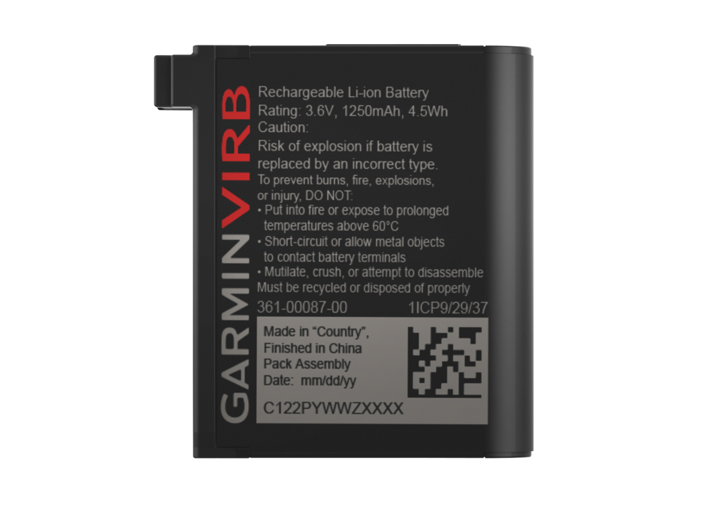 Garmin Virb Ultra – batteri – 1250 mAh – E-shops