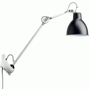 Lampe Gras N222 Væglampe Hvid/Mat Sort