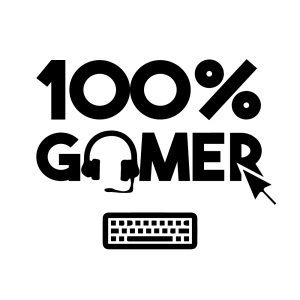 Gamer plakat - 100% Gamer