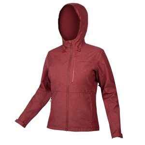Endura Womens Hummvee Waterproof Hooded Jacket - Vandtæt jakke - Cocoa - Str. L
