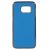 Samsung Galaxy S7 – Carbon Fiber PU Læder Overtrukket Hard Plastik Etui – Blå