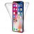iPhone X – Silikone/Hardcase Heldækkende 360 Grader Shockproof Cover – Farve: Klar/Gennemsigtig
