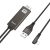Hoco Lightning til TV/HDMI Adapter Kabel – 2 meter (Lightning, USB, HDMI) – Farve: Sort