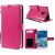 Galaxy Note Edge – PU Læder Pung Etui med Skind Mønster – Rosa